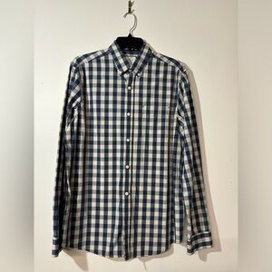 Men's Blue Checkered Shirt